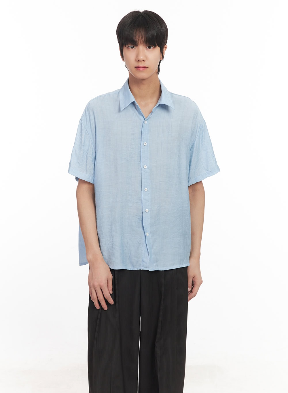 Men's Relaxed-Fit Collared Shirt IA510