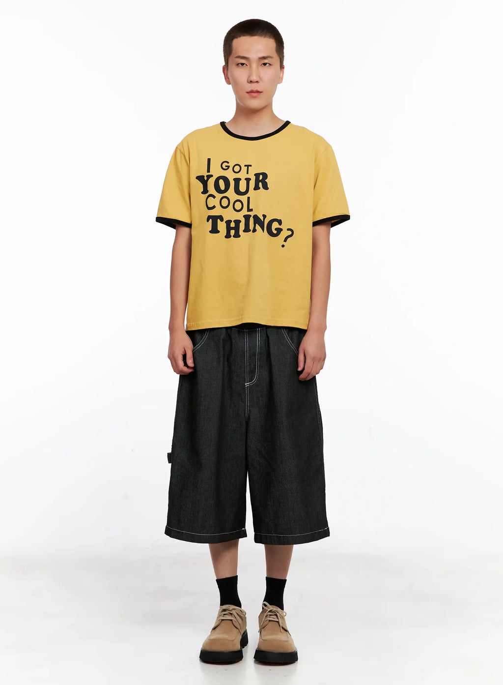 Men's Graphic Ringer Tee IG508