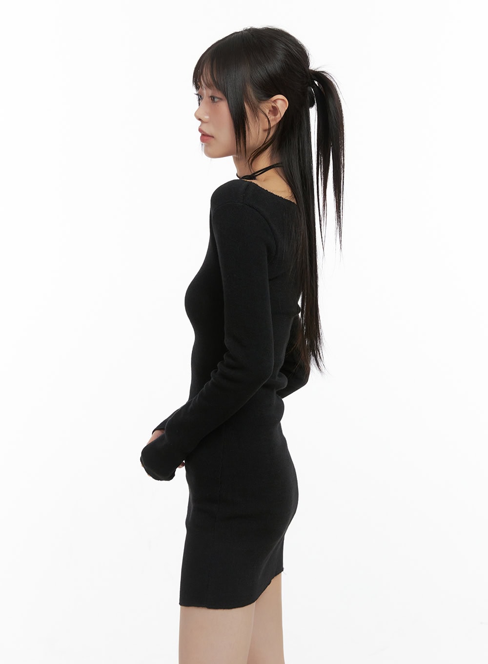 Graceful Off-Shoulder Mini Dress CS412