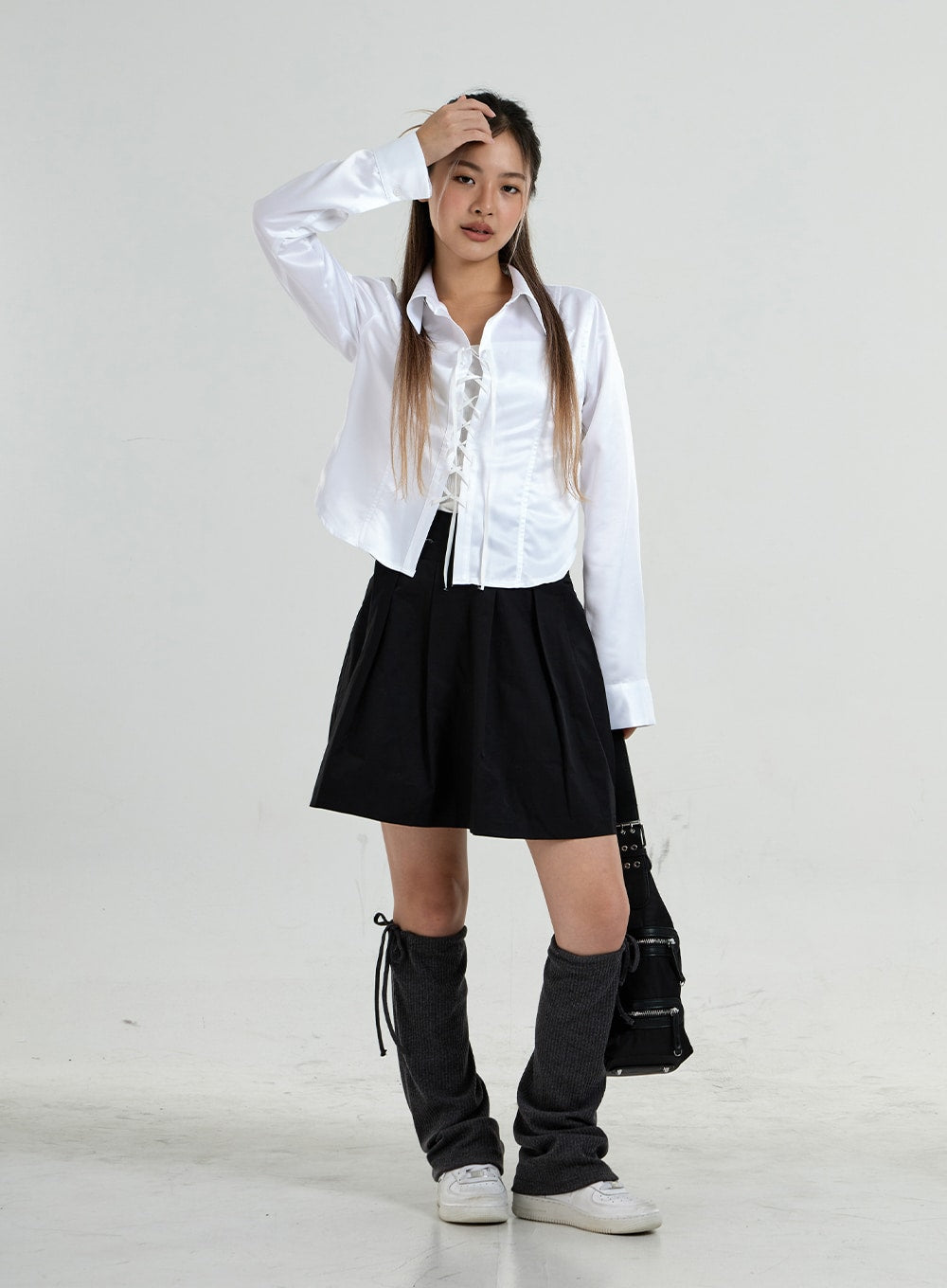 Cross String Blouse CO25