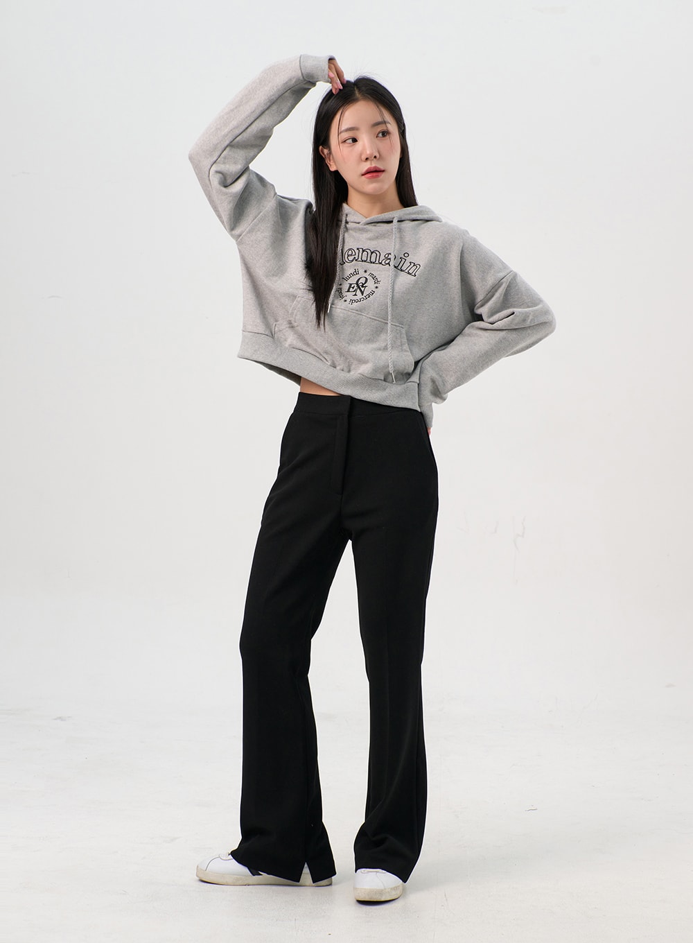 Boot Cut Slim Pants OS302