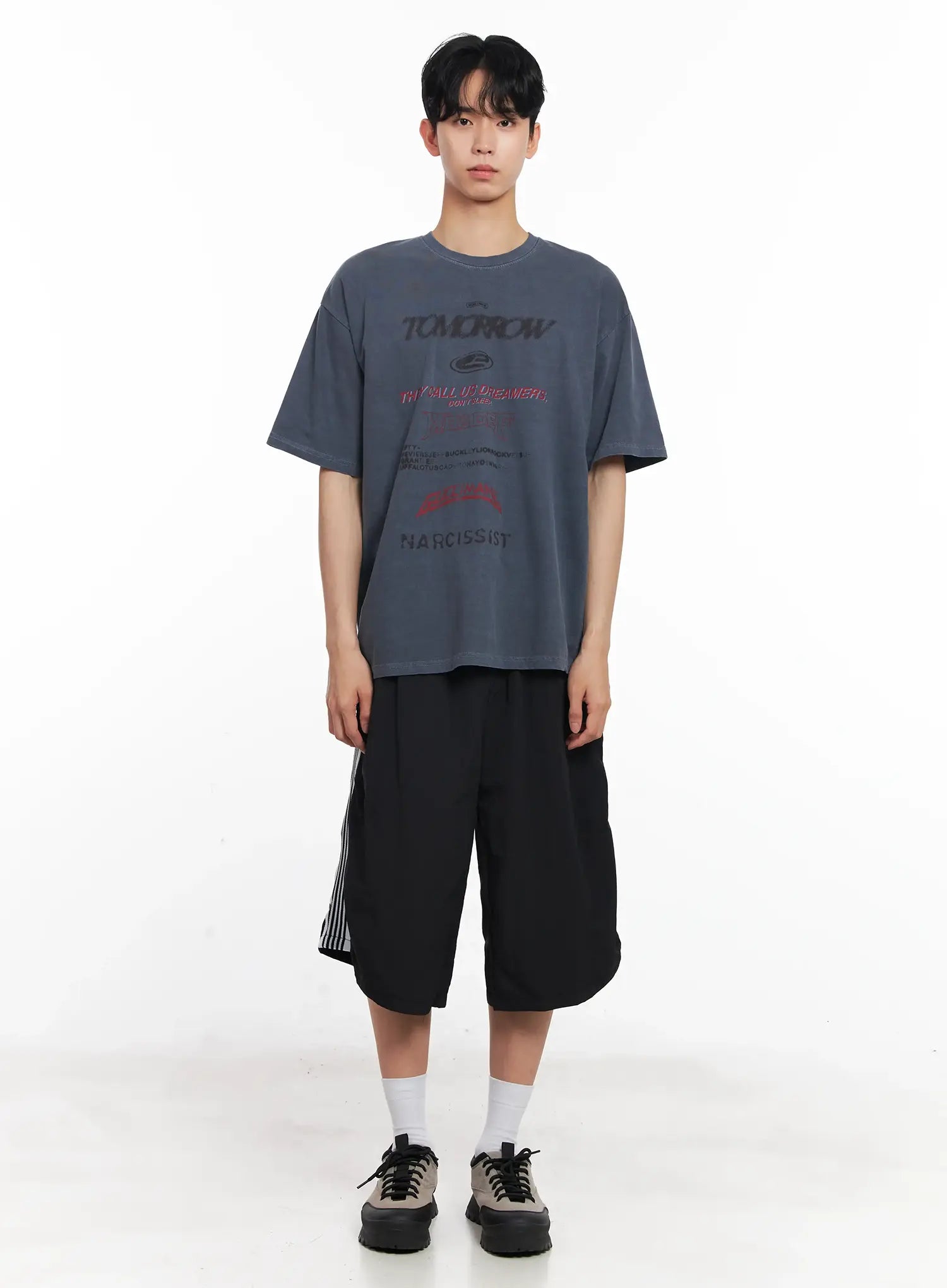 Men's Washed Graphic Tee IL501