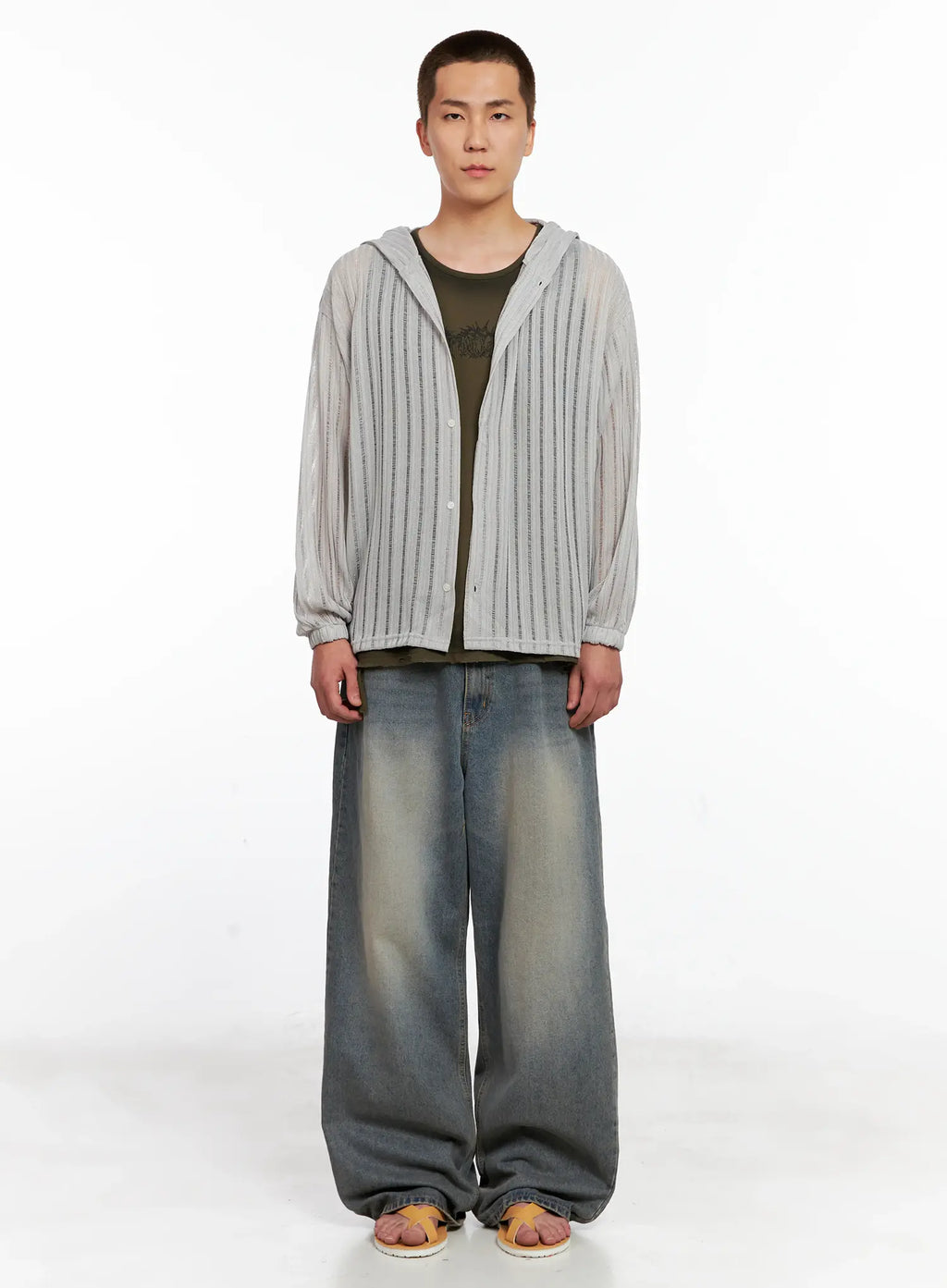 Men's Ribbed Knit Sweater IG511
