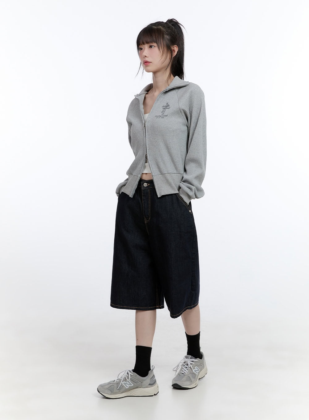 Dora Stitched Baggy Jorts CG413