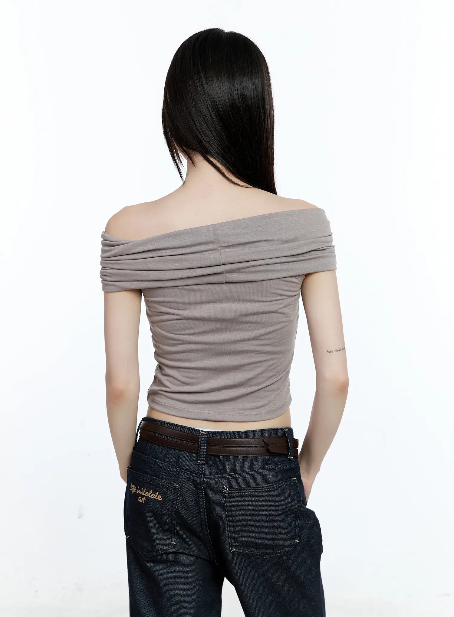 Double Strap Faux Leather Belt CG511