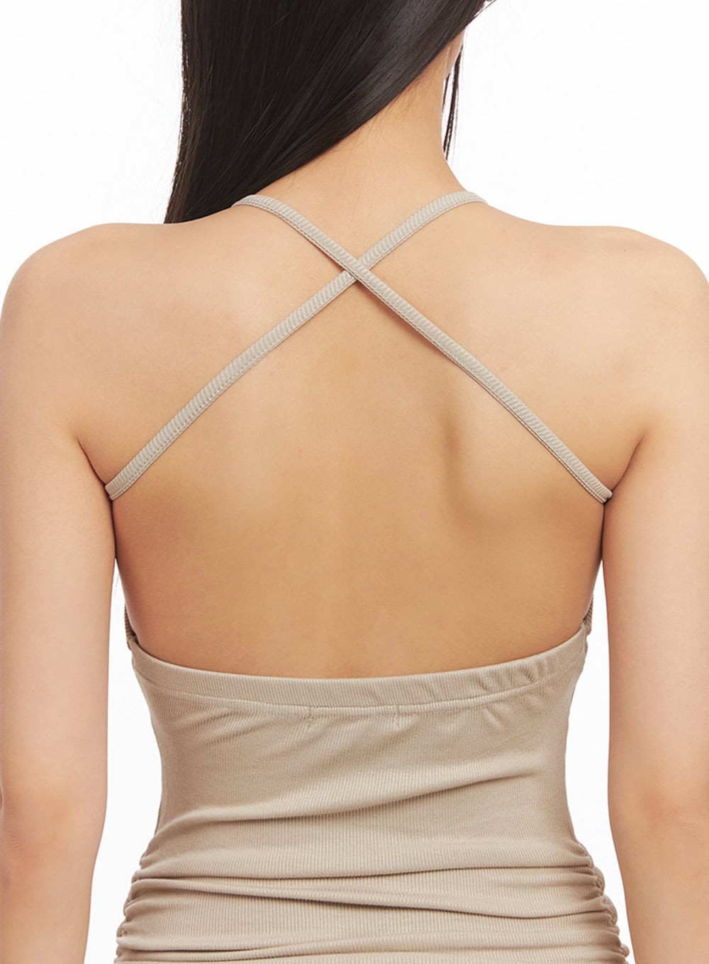 Halter Neck Slim-Fit Mini Dress IA507