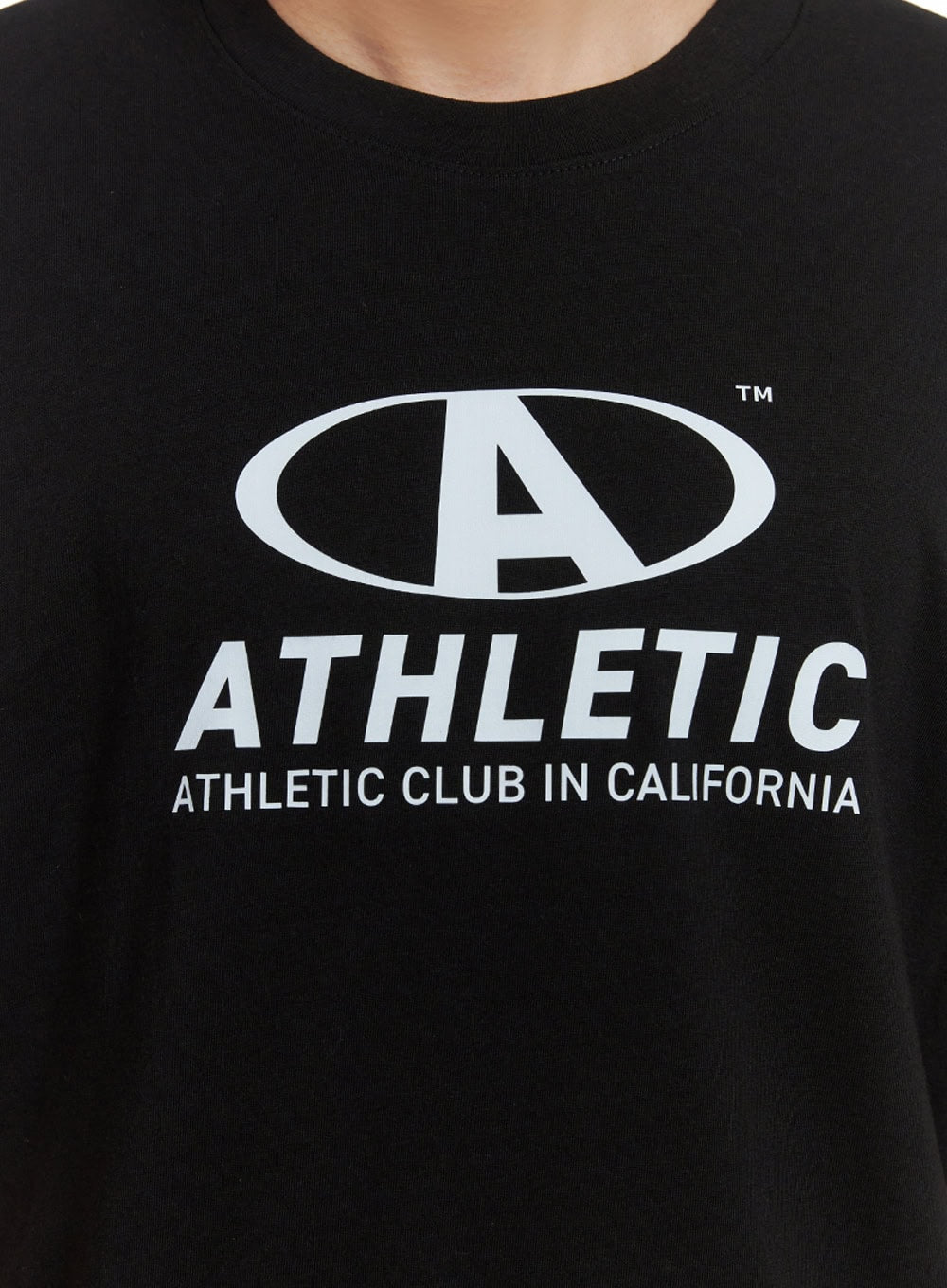 Men's Graphic Round Neck T-Shirt (Black) IL404