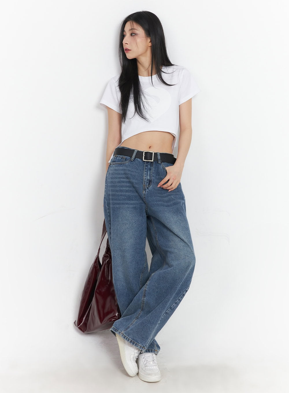 Graphic Baby Crop Tee CA503