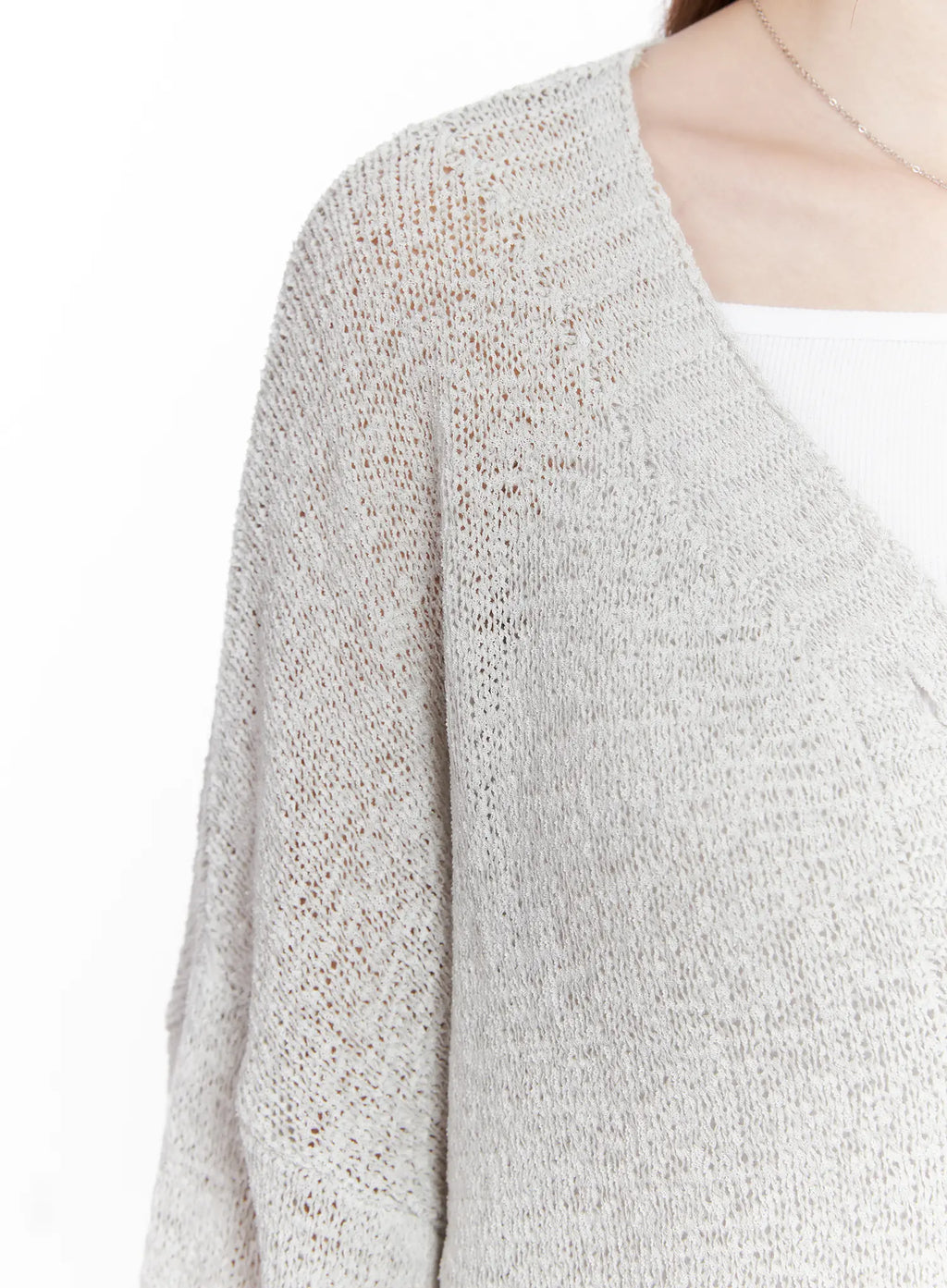 Oversized Summer Knit Cardigan CL523