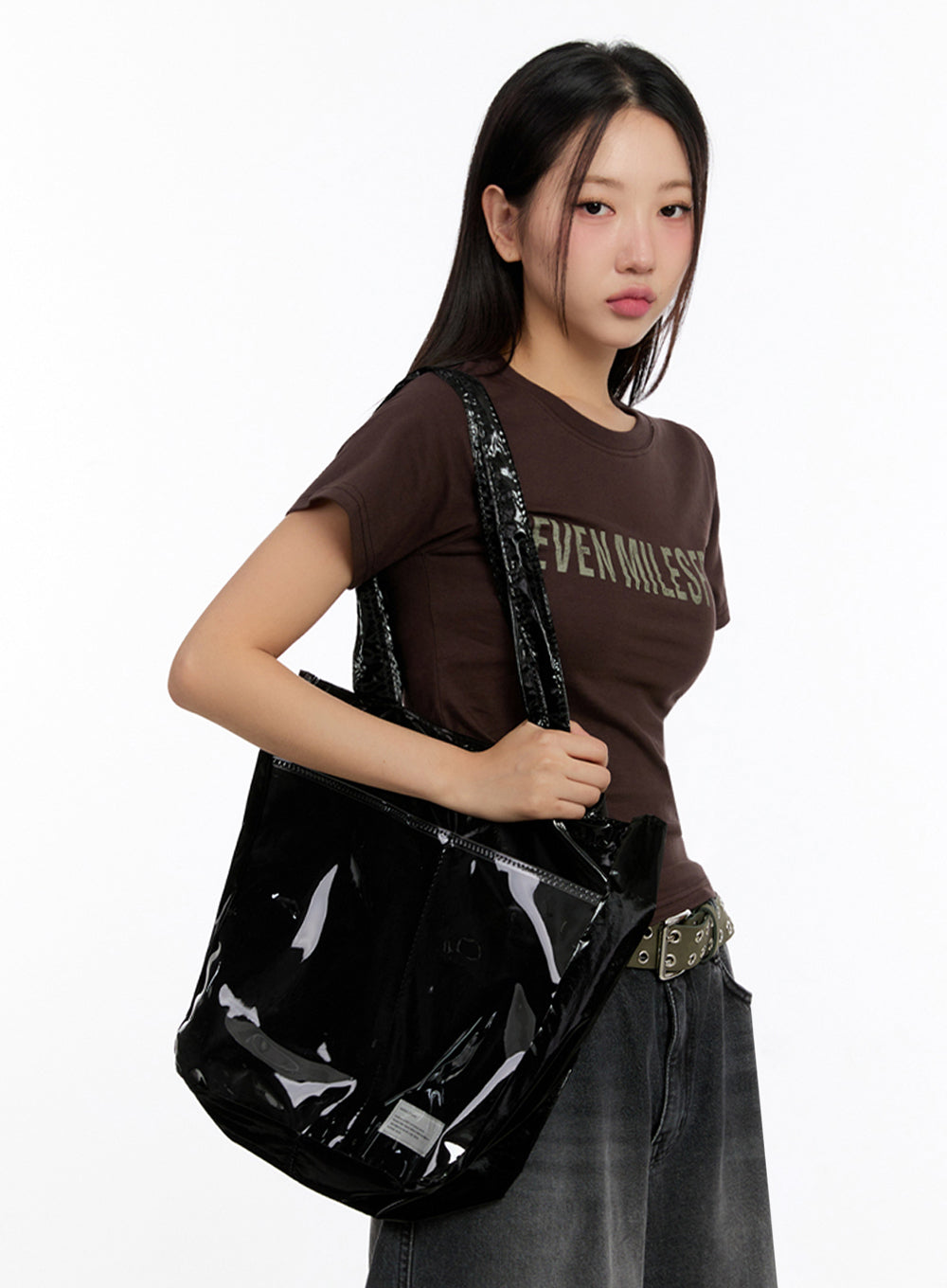 Chic Transparent Shoulder Bag IU509
