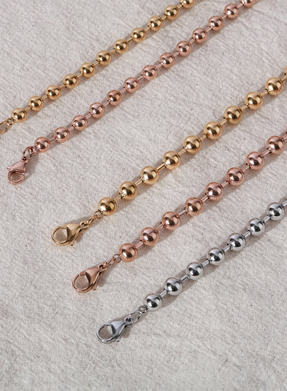 Bold Ball Chain Bracelet IL403