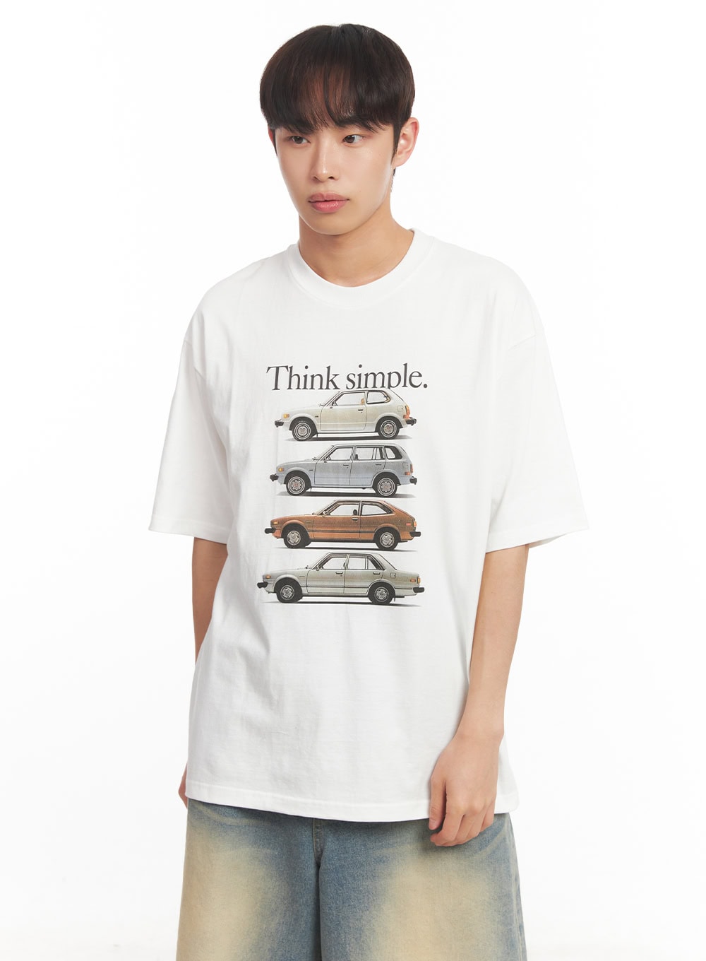 Men's Car Graphic T-Shirt IA518