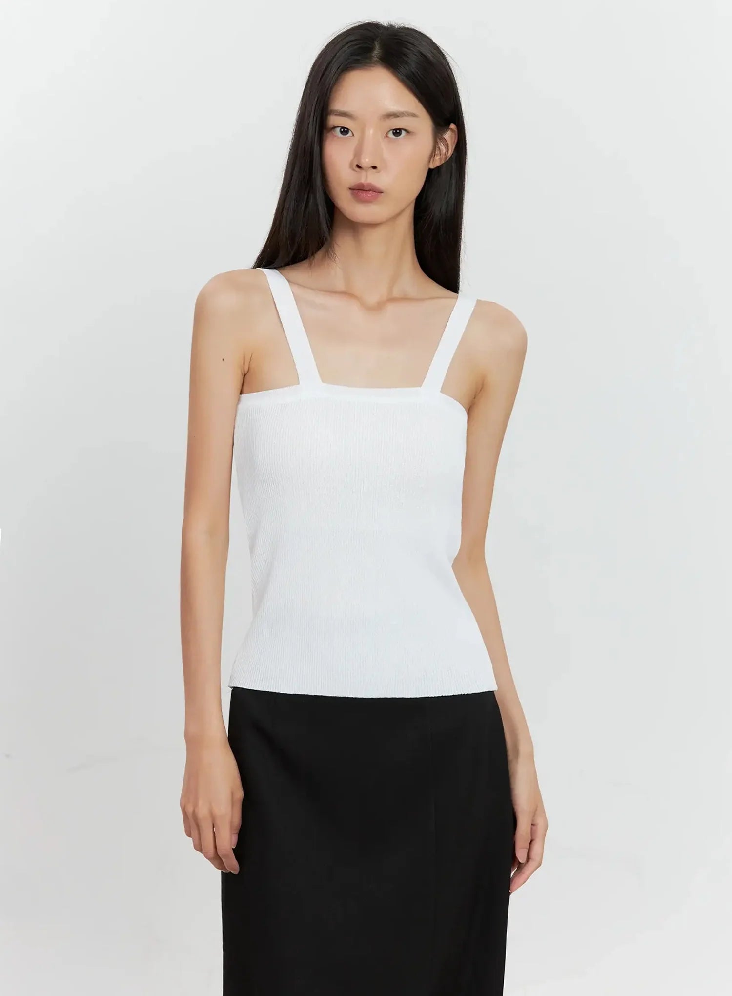 Ribbed Knit Tank Top IL528