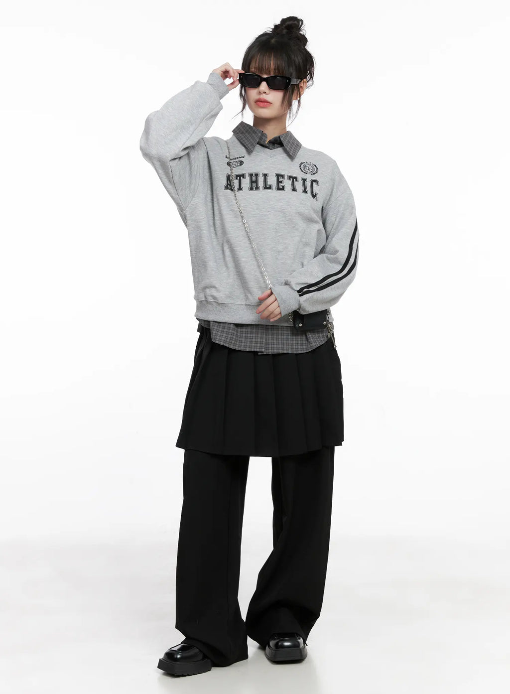 Athletic V-Neck Sweatshirt CG515