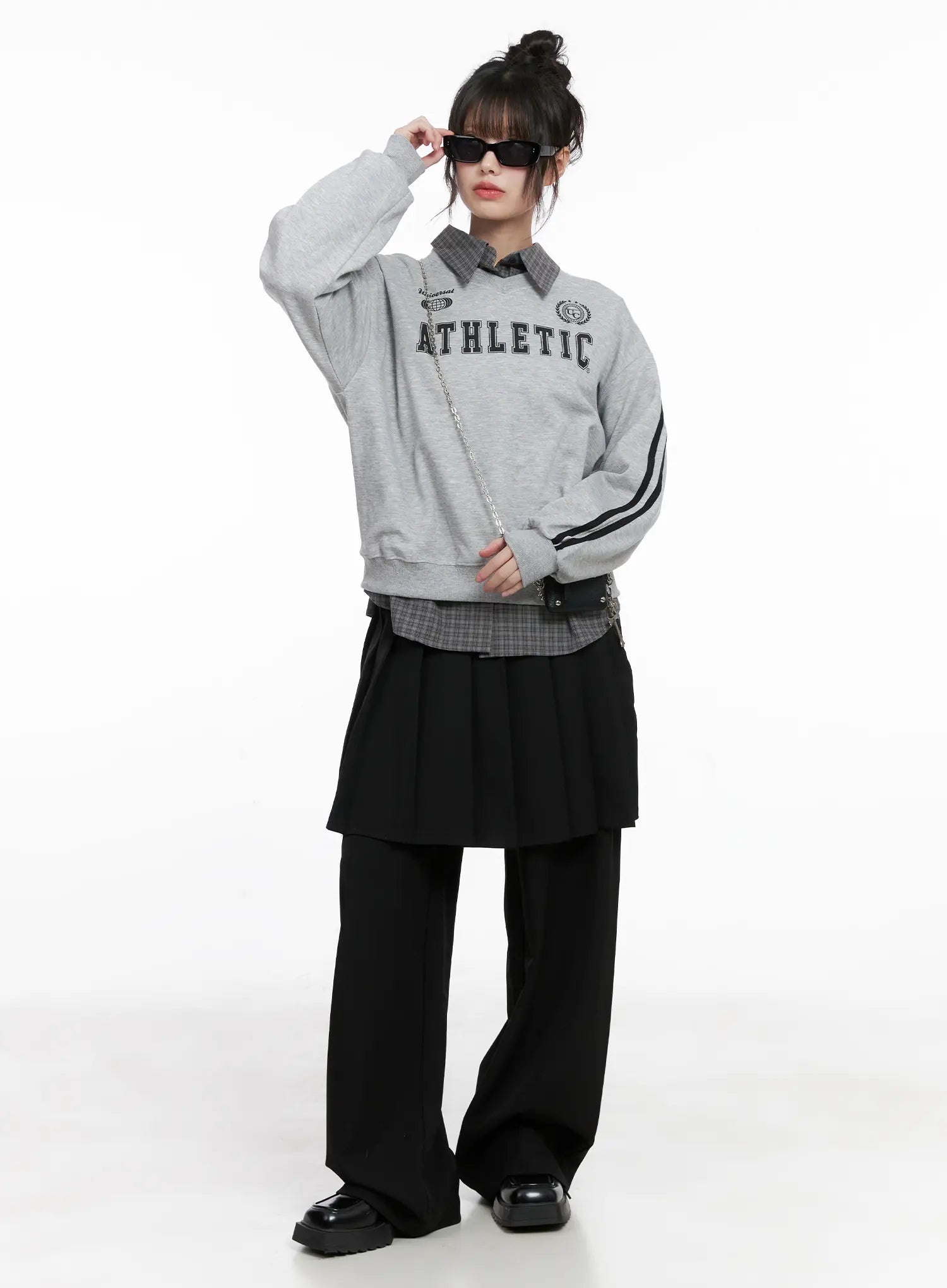 Athletic V-Neck Sweatshirt CG515