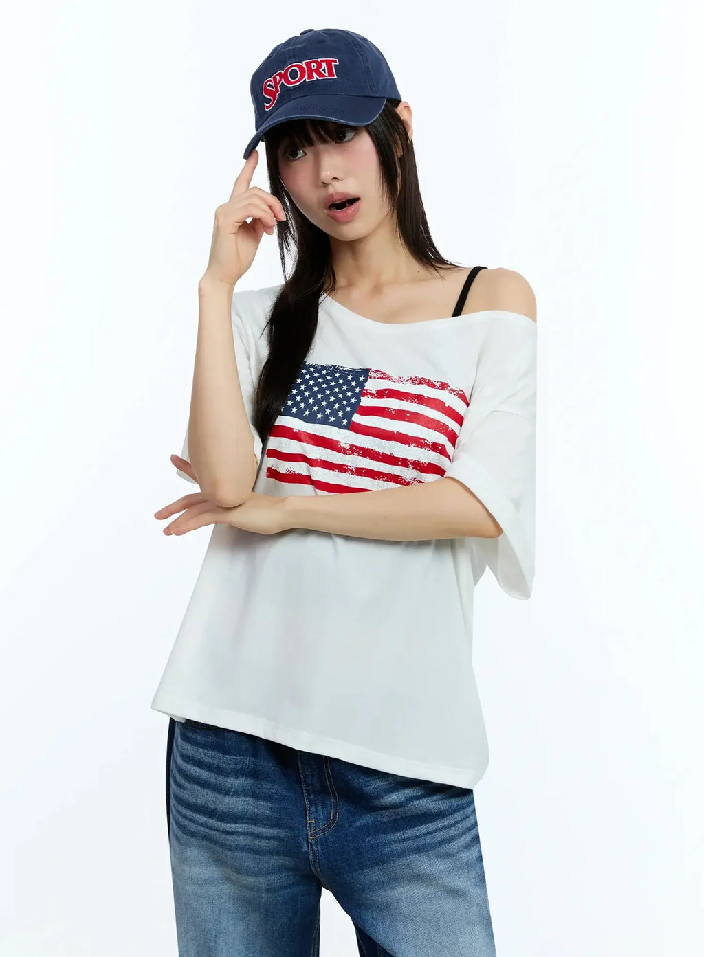Washed Embroidered Hat IU525