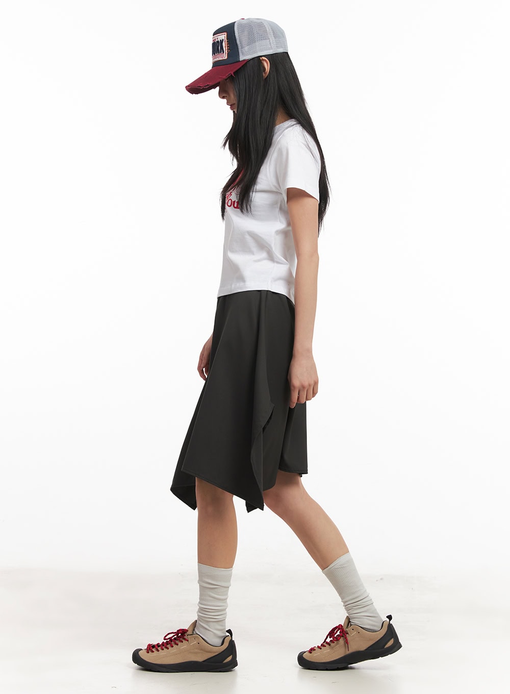 Heart Graphic Cropped T-Shirt CM504