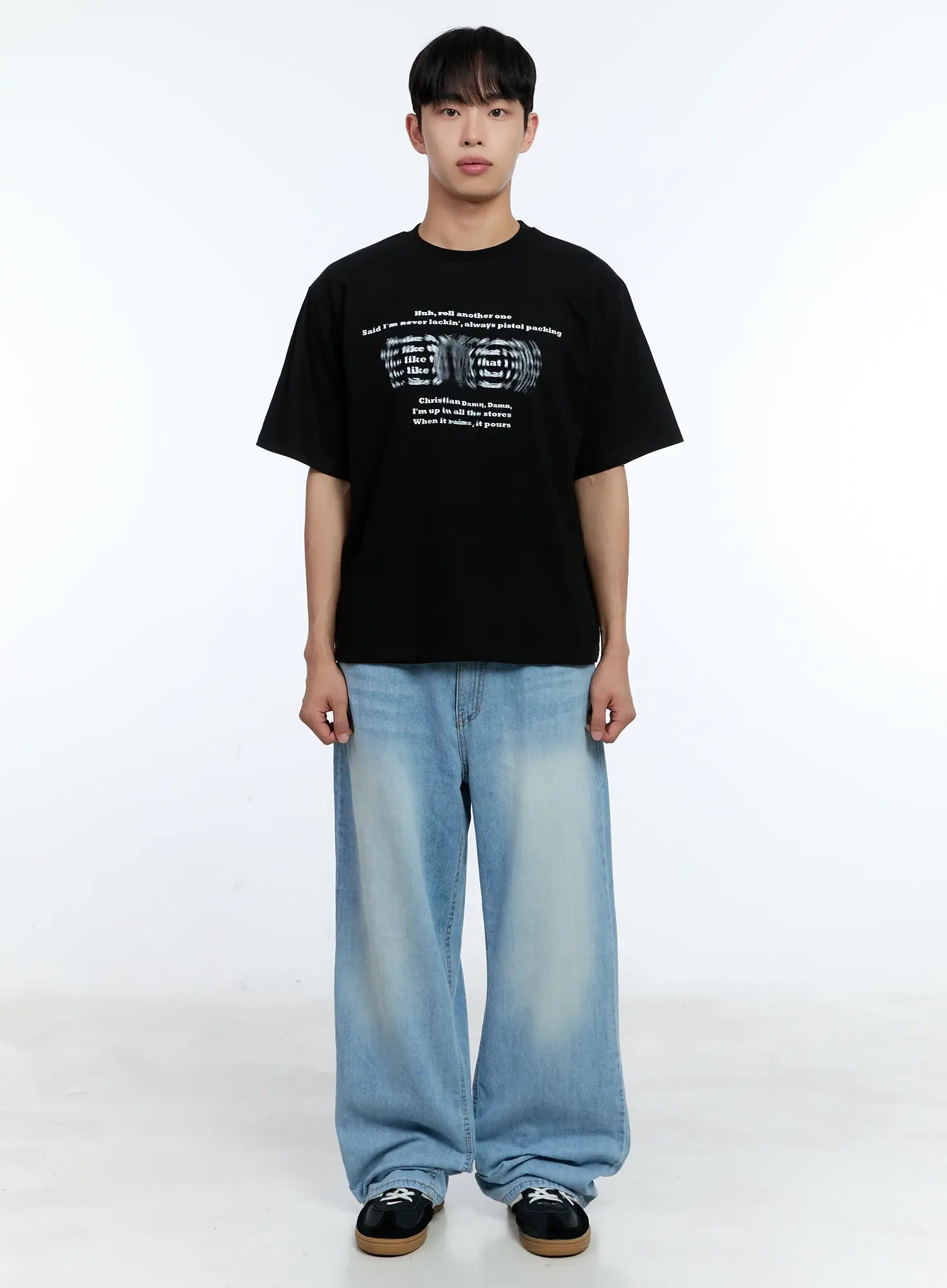 Men's Blurred Graphic Tee IL517