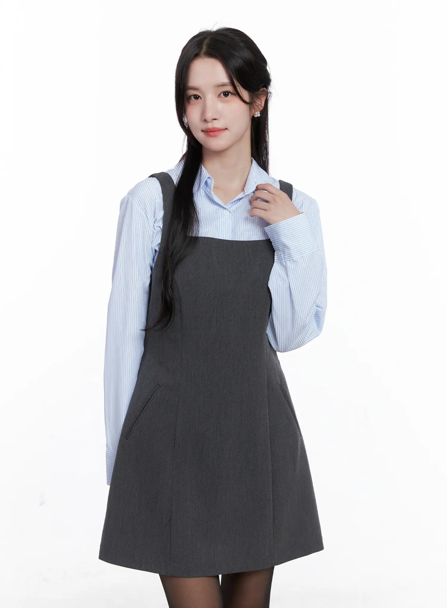 Classic Sleeveless A-Line Dress CS519