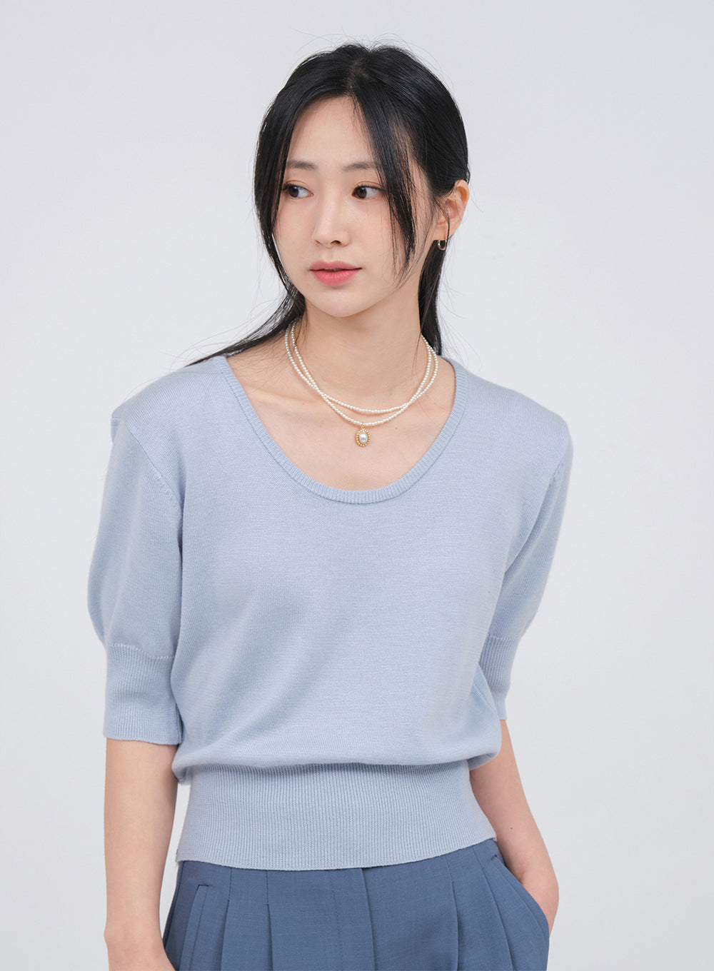 Scoop Neck Knit U1502