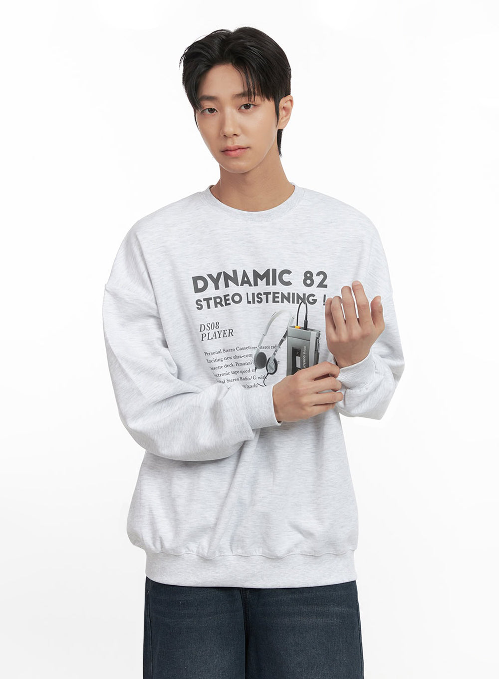 Men's Graphic Cotton Sweatshirt ID406