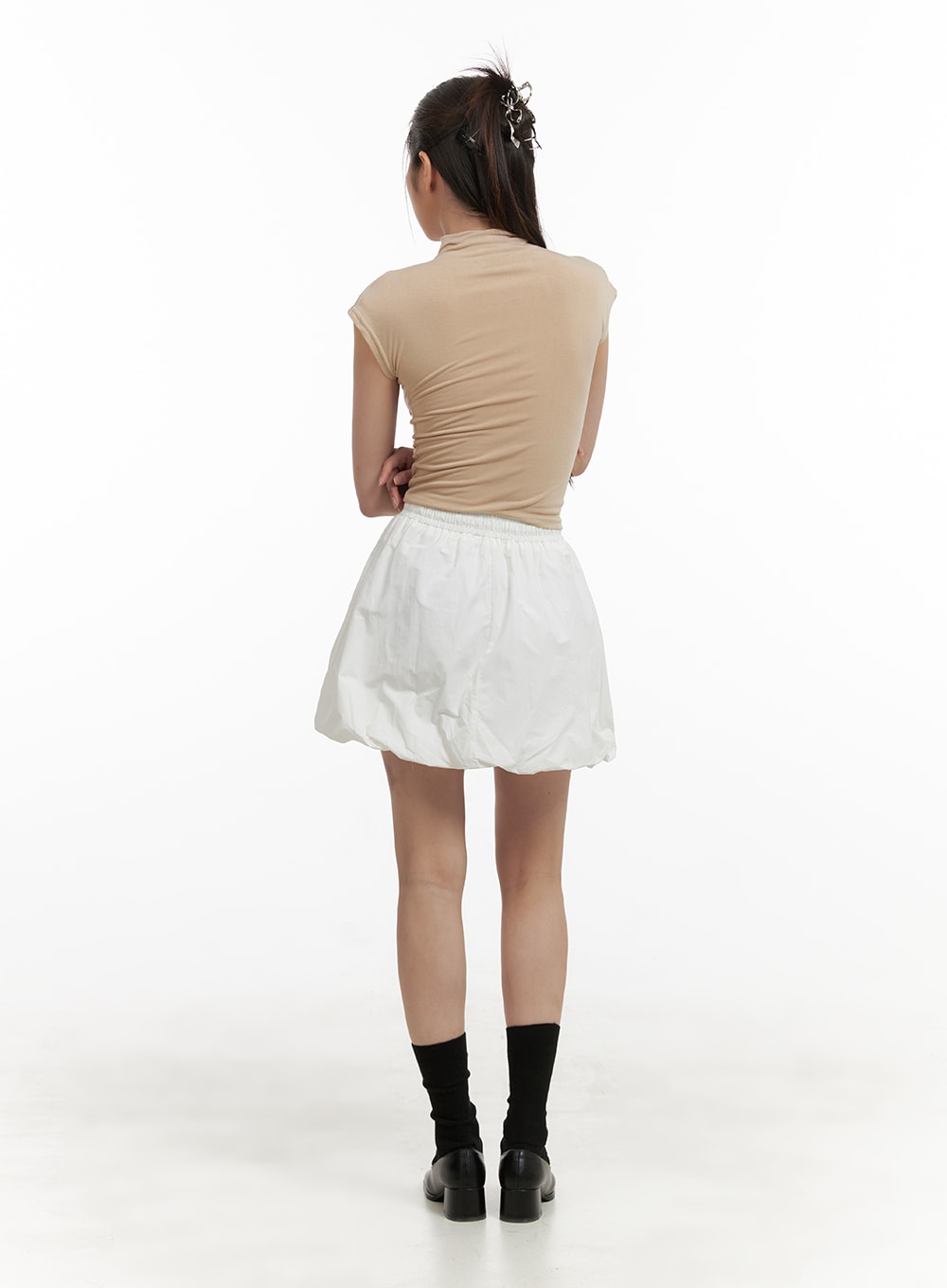 Turtle-Neck Slim Fit Top OA429