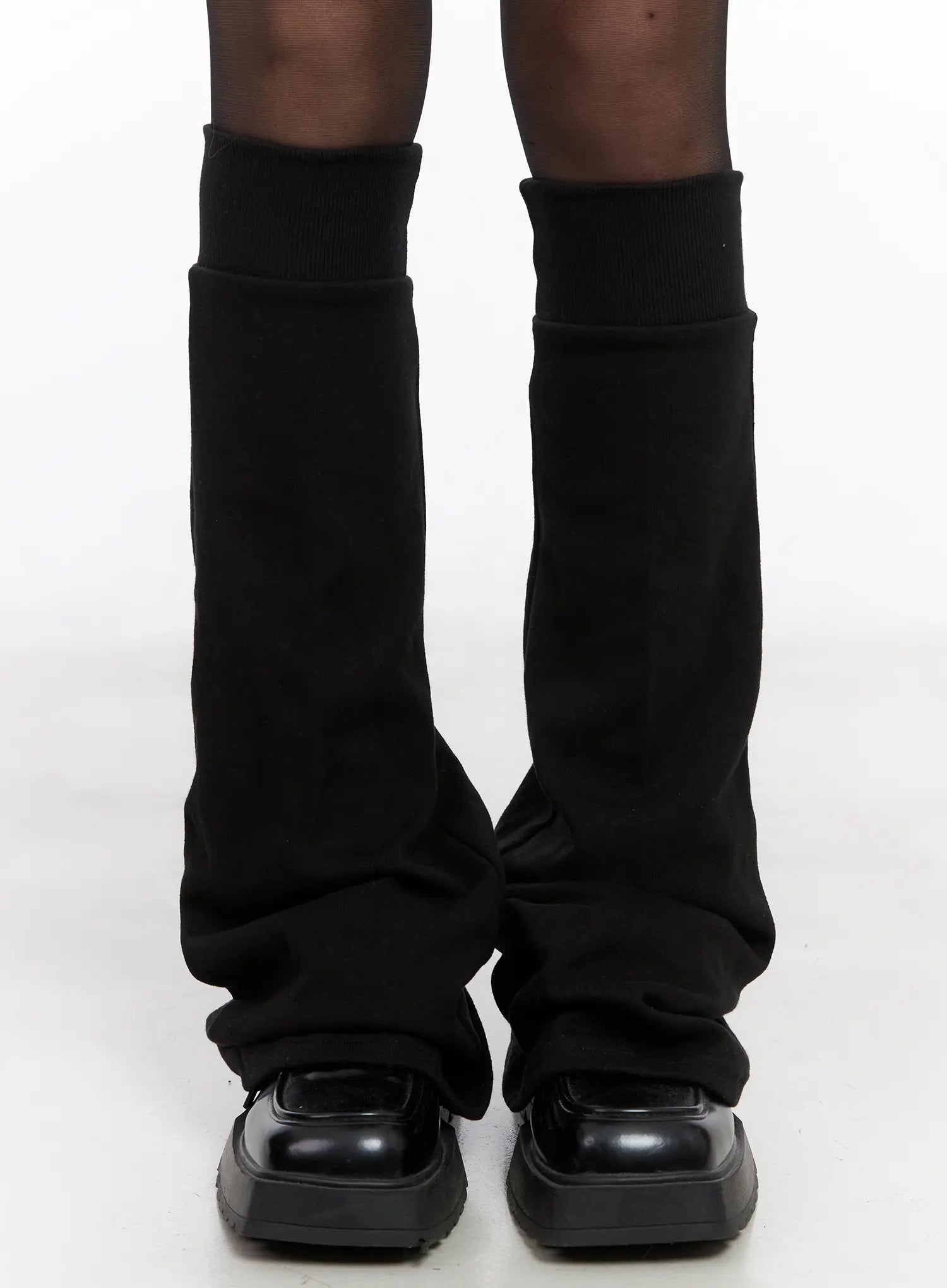 Chic Black Bootcut Leg Warmers CG515