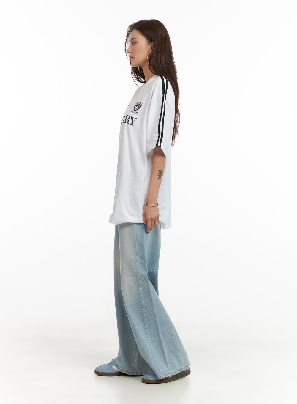 Washed Baggy Jeans CY431