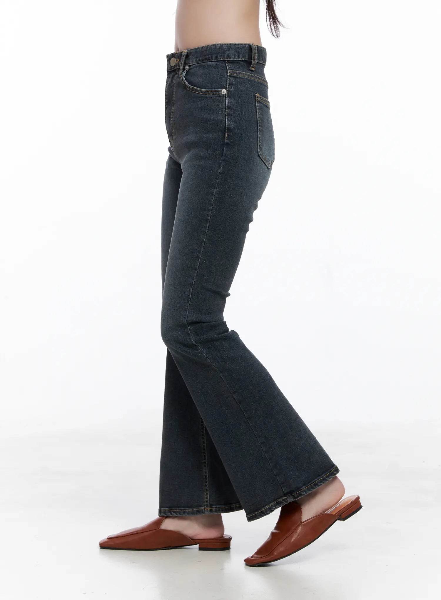 Amaya High Waist Bootcut Jeans CS523