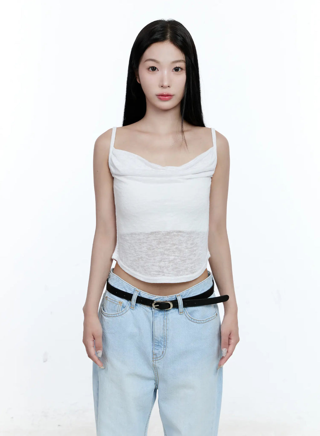 Ribbed Knit Cardigan and Tank Set CG512