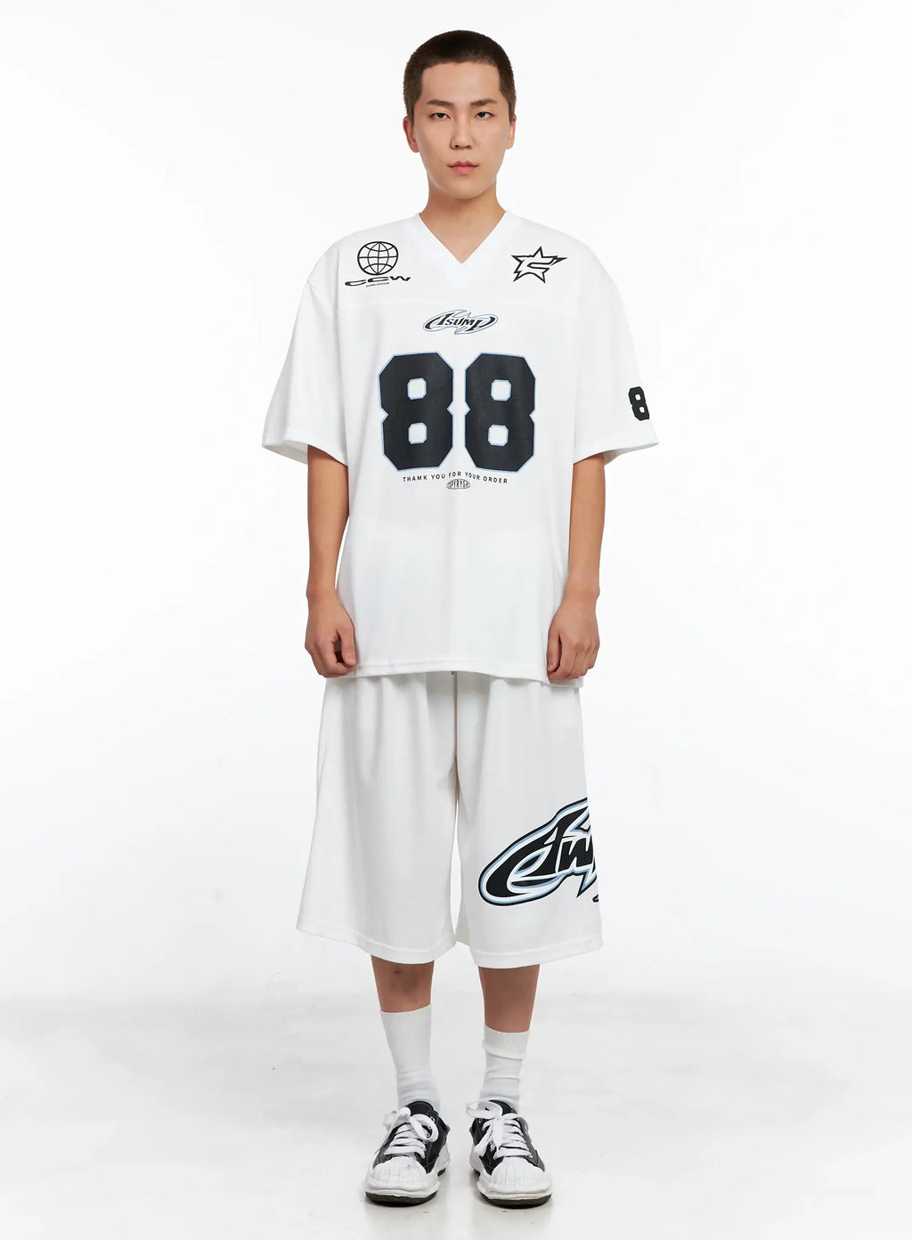 Men's Graphic Logo Athletic Shorts IG508