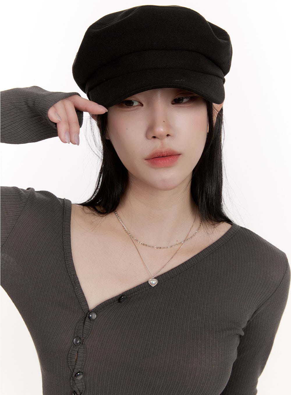 Layered Heart Necklace CJ531