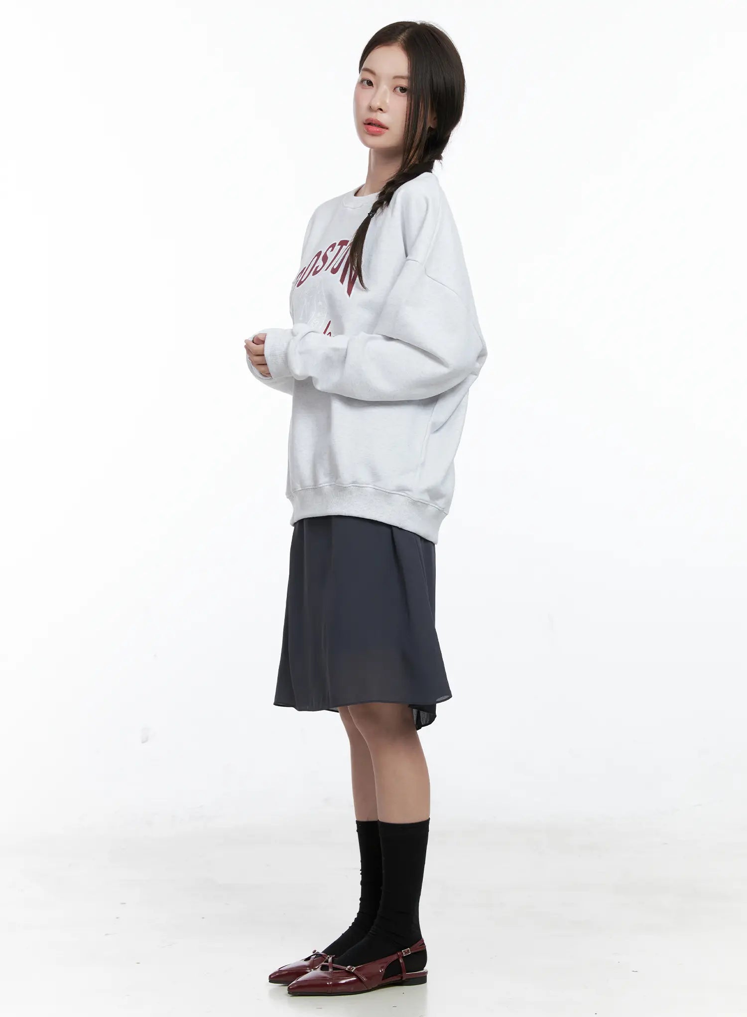 Lettering Oversized Sweatshirt CO503