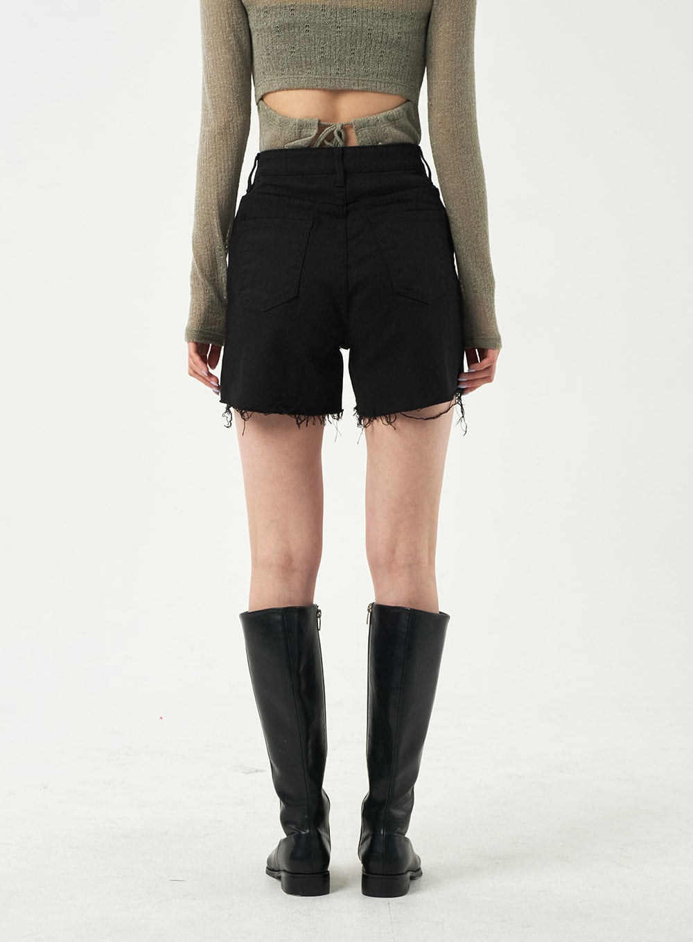 Basic Ripped Shorts OA325