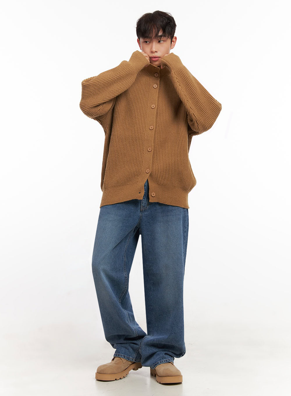 Men's Classic Wide-Leg Denim Jeans ID427