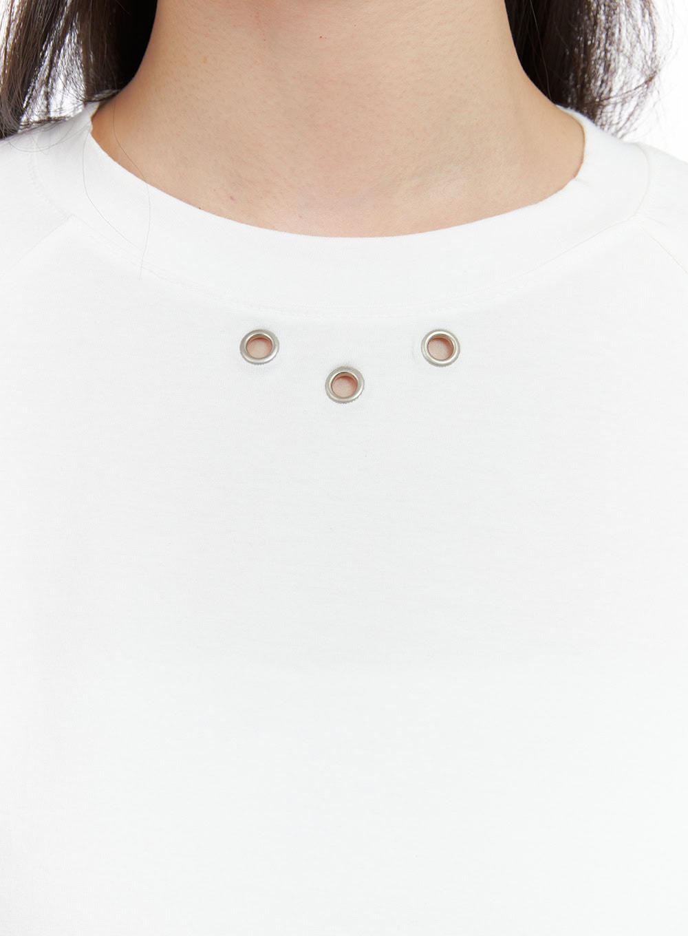 Crop Raglan Sleeve Cotton T-Shirt CG408