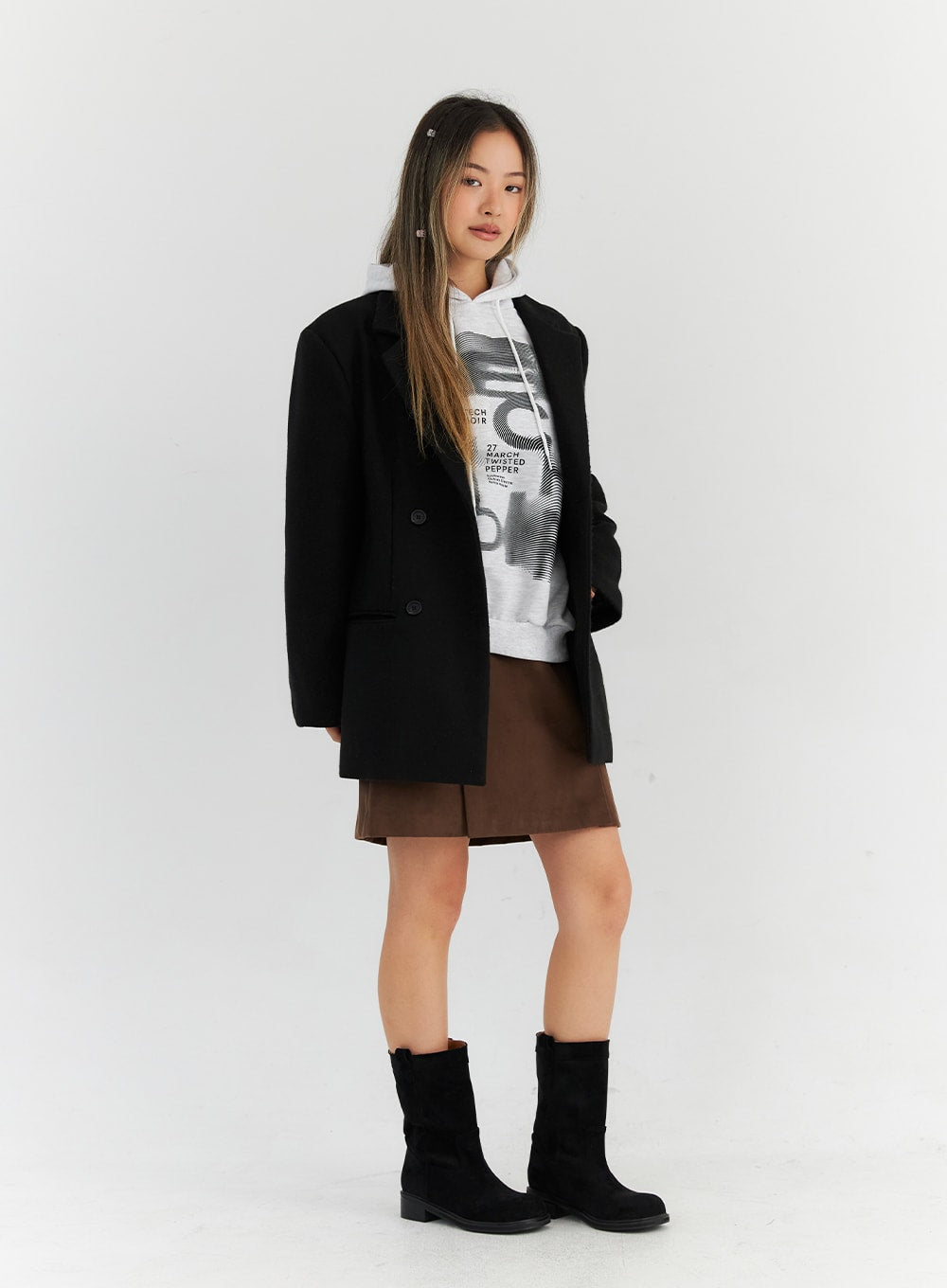 Oversized Midi Tailored Jacket CN313