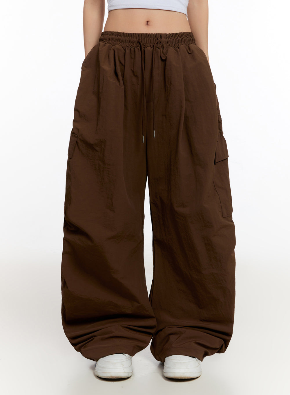 Adjustable Nylon Cargo Pants IU509