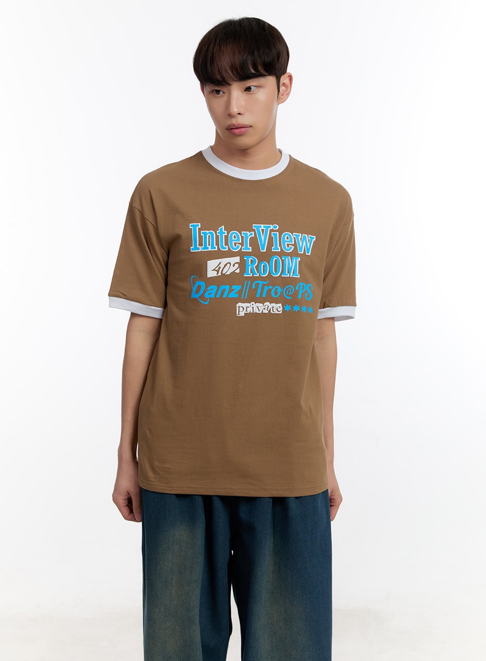 Men's Cotton Graphic T-Shirt IA507