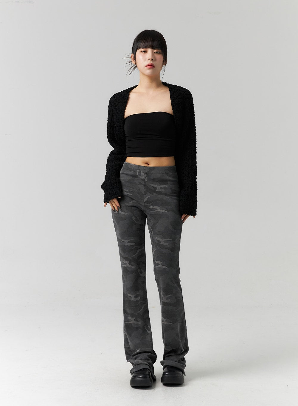 Bootcut Camo Slim Pants CS318