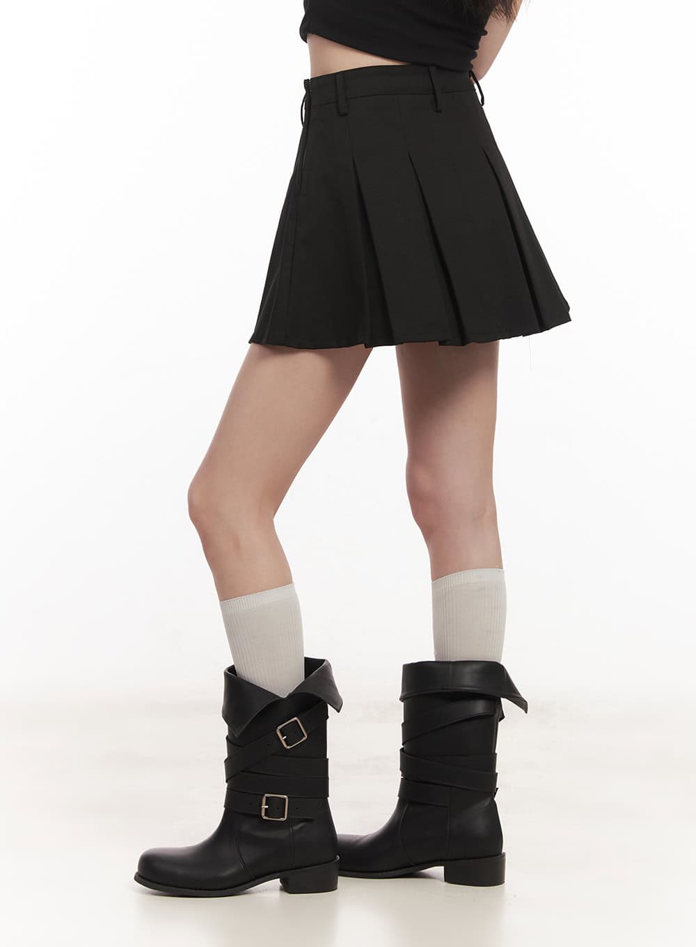 Classic Pleated Mini Skirt CM518