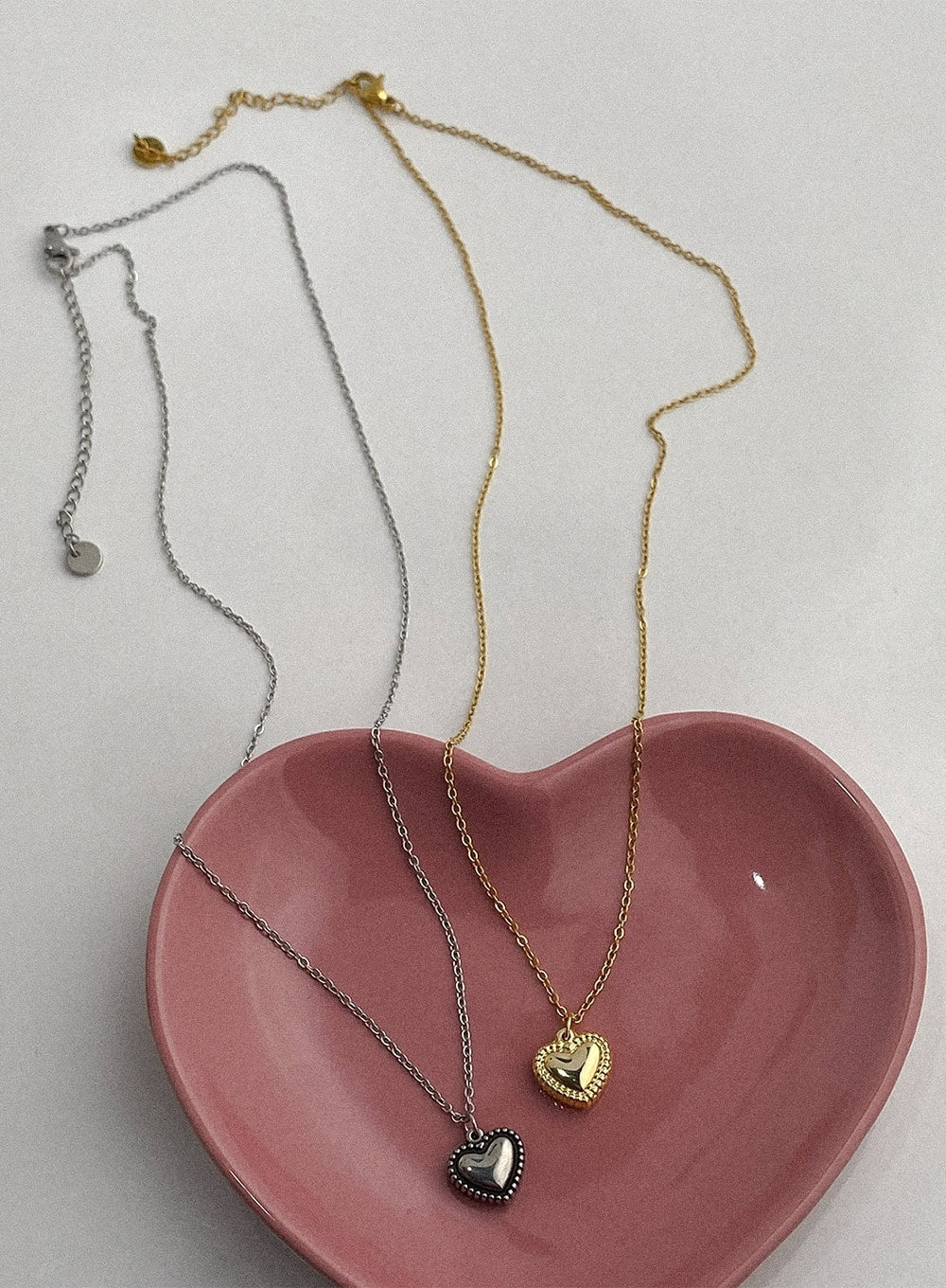 Outline Heart Necklace IA517