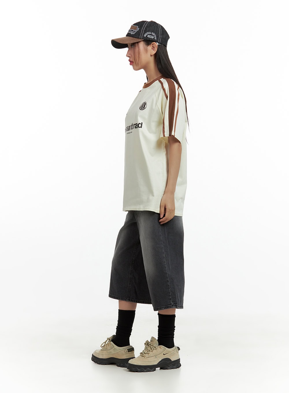 Washed Wide Jorts CU420