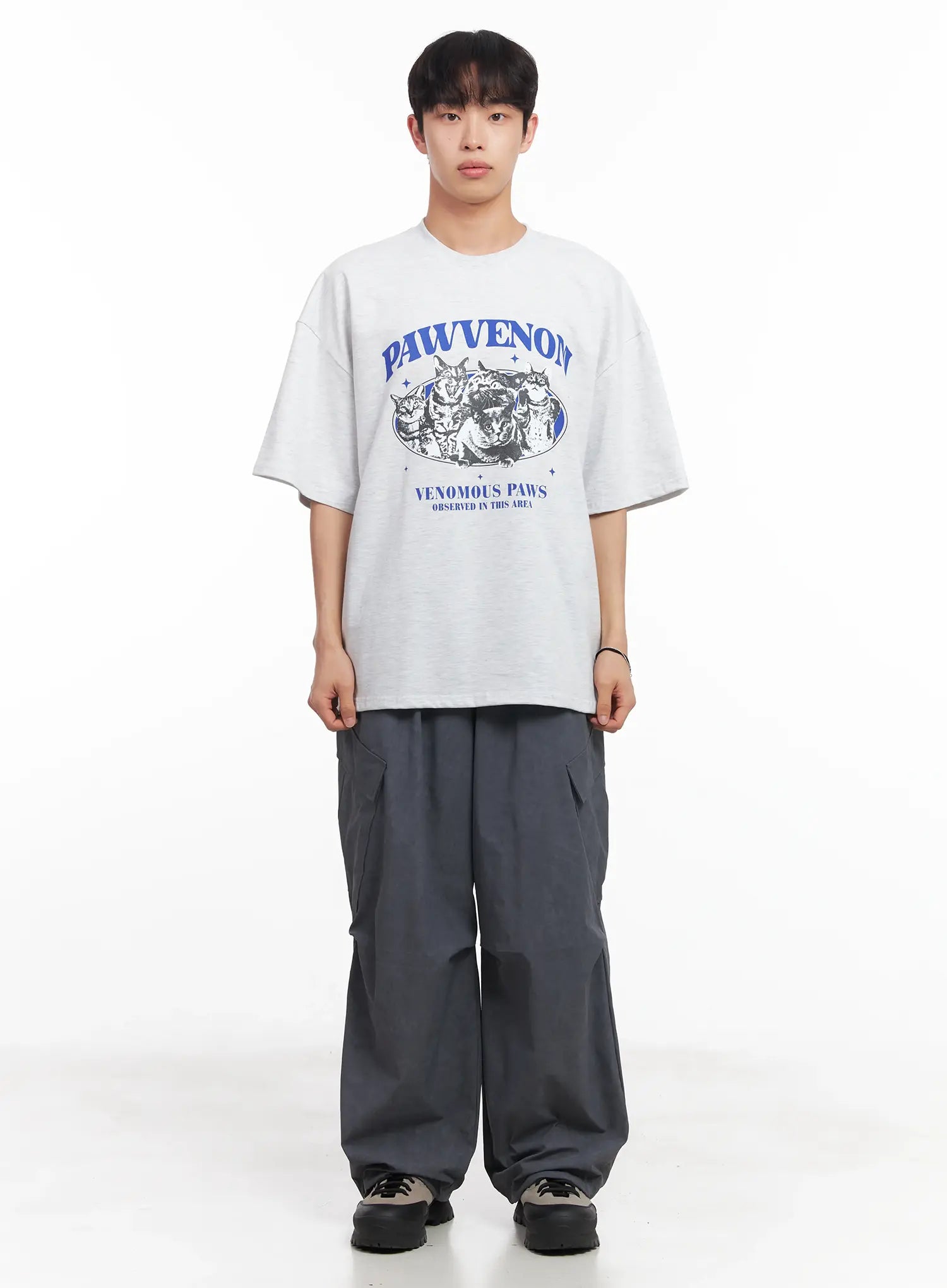 Men's Kitty Graphic T-Shirt IU519