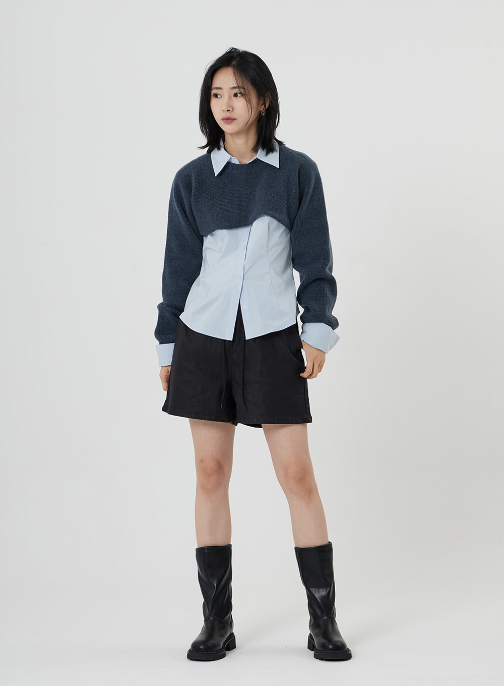 Long Sleeves Crop Knit ON23