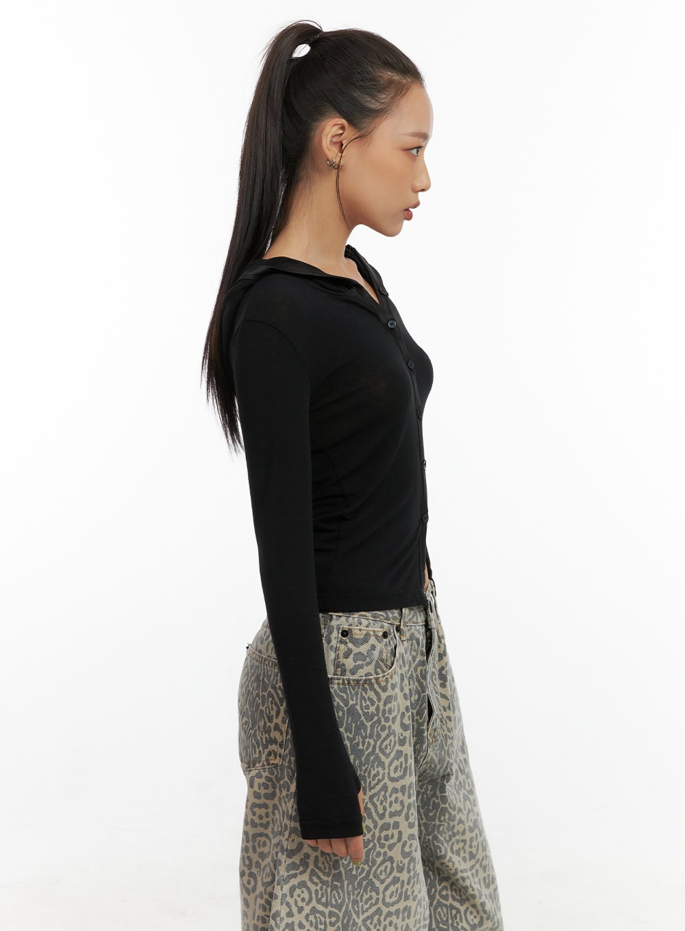 Chic Two-Way Hooded Cardigan CO424