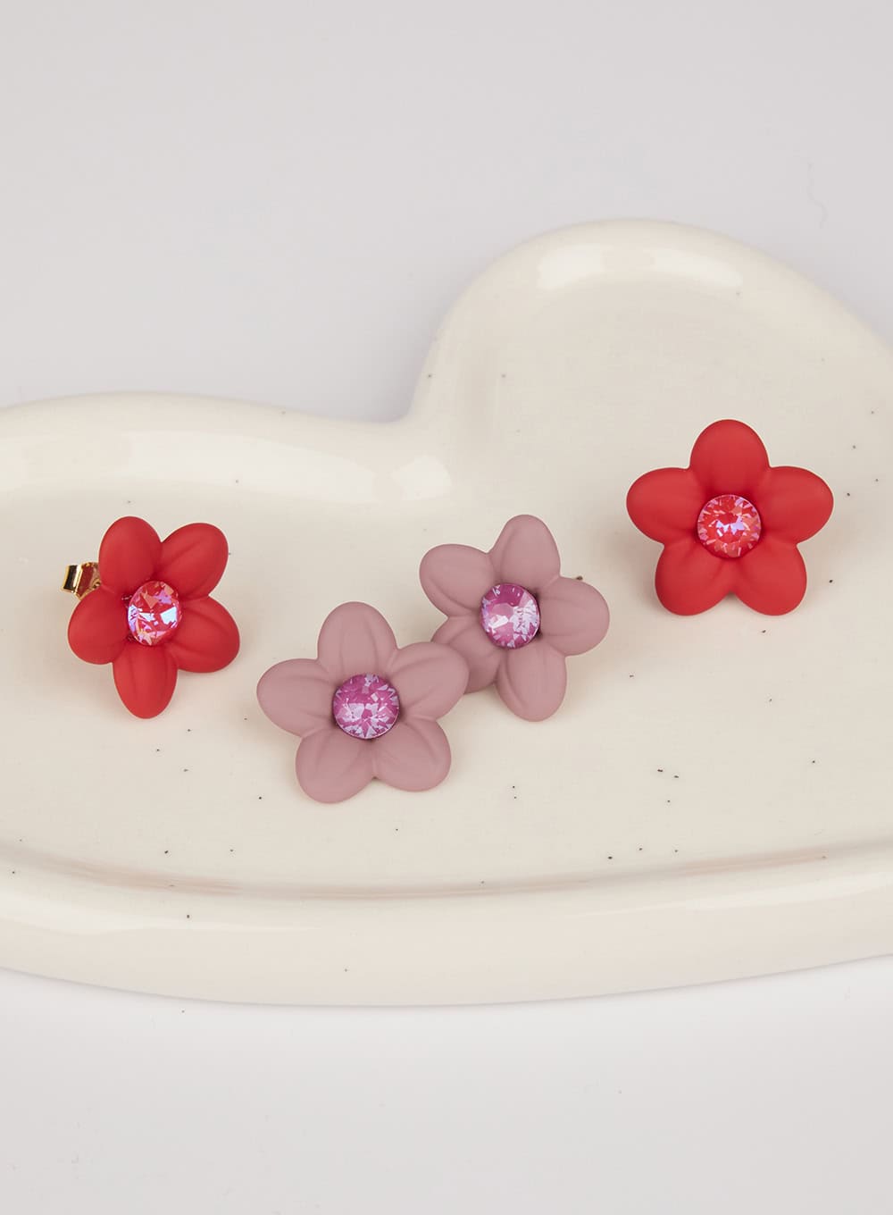 Aurora Blossom Petal Earrings (Pink) IM531