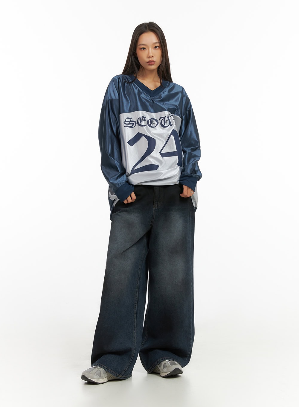 Imogen WashedSky Loose-Fit Denim IO409