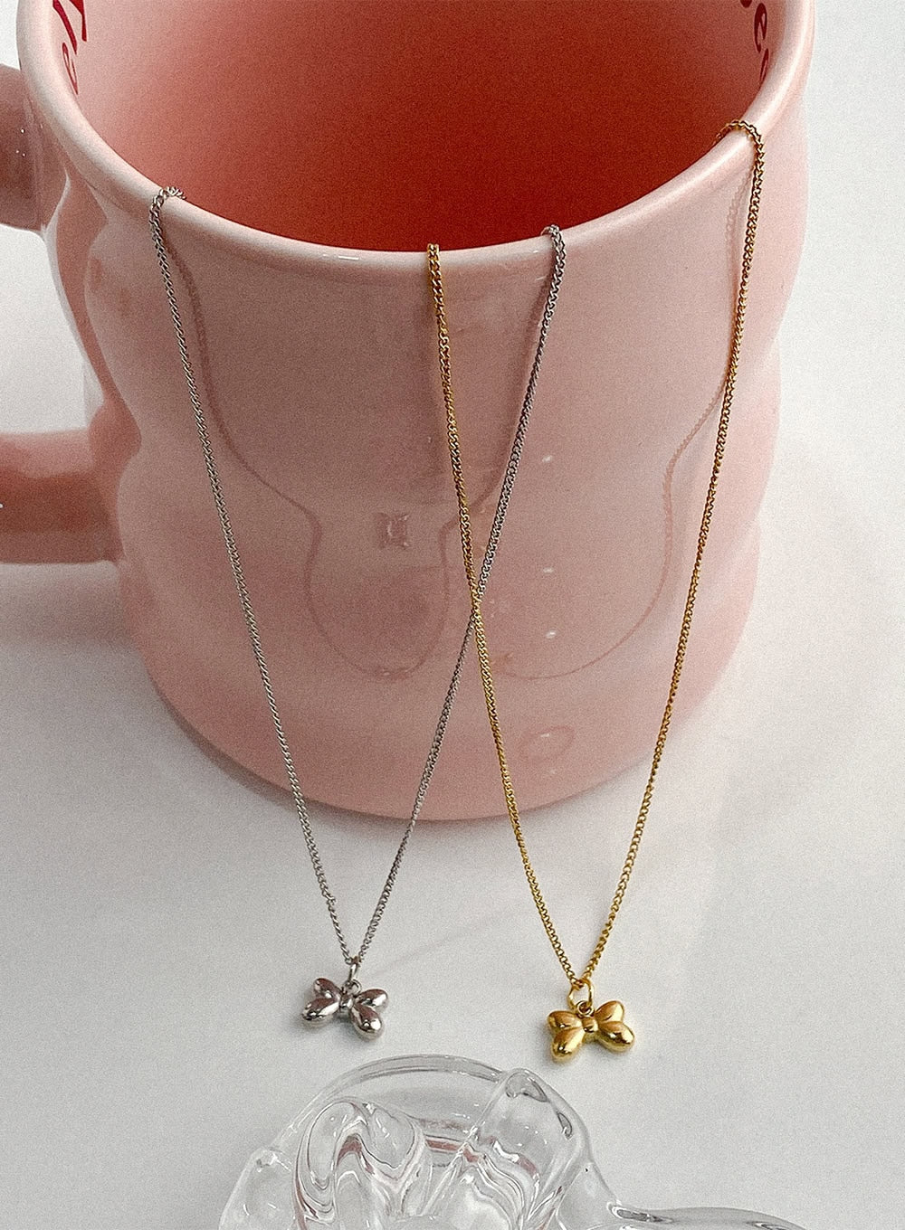 Whimsy Ribbon Necklace IA517