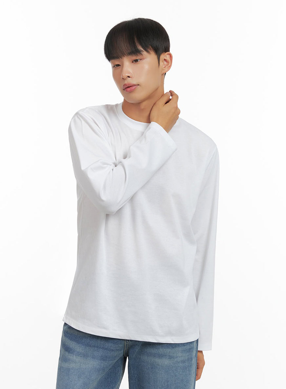 Men's Basic Long Sleeve T-Shirt IO420